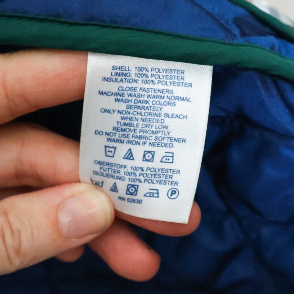 Lands' End Quilted Barn Jacket Medium - Picture 7 of 8